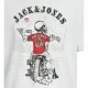 Camiseta de Manga Corta Hombre Jack & Jones skull Rock Crew