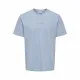 Men’s Short Sleeve T-Shirt Only & Sons Onslevi Life Reg Text Eventide Indigo