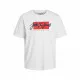 Camiseta de Manga Corta Hombre Jack & Jones tiley Blanco