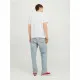 Camiseta de Manga Corta Hombre Jack & Jones tiley Blanco