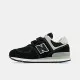 Zapatillas Deportivas Infantiles New Balance 574 Core Hook Loop Negro