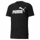 Men’s Short Sleeve T-Shirt Puma 586666 01 Black (1 Unit)