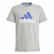 Camiseta de Manga Corta Niño Adidas Essentials Big Logo Gris
