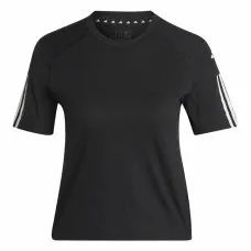 Camiseta de Manga Corta Mujer Adidas Powerreact Negro