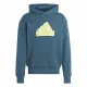 Sudadera con Capucha Hombre Adidas Fi Bos Hd Azul