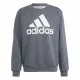 Sudadera sin Capucha Hombre Adidas Bl Fl  Gris