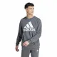 Sudadera sin Capucha Hombre Adidas Bl Fl  Gris
