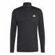 Training Sweatshirt for Adults Adidas Tr-Es+ 1I4Zip Black