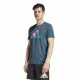 Camiseta Adidas Run Icons 3 Bar Azul