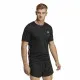 Men’s Short Sleeve T-Shirt Adidas Run Icons 3S T Black