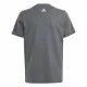 Camiseta de Manga Corta Infantil Adidas Essentials Big Logo Gris