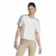 Camiseta de Manga Corta Mujer Adidas 3S Cr Blanco