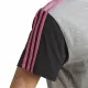 Camiseta de Manga Corta Mujer Adidas 3S Cr Gris