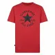 Camiseta de Manga Corta Infantil Converse Sustainable Core Sse Rojo