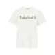 Camiseta de Manga Corta Hombre Timberland Kennebec River Camo Linear Logo Blanco