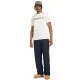 Camiseta de Manga Corta Hombre Timberland Kennebec River Camo Linear Logo Blanco