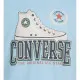 Camiseta de Manga Corta Infantil Converse Script Sneaker Gfx Azul cielo