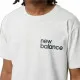 Camiseta de Manga Corta Hombre New Balance Nb Essentials Graphic 1 Sah Blanco
