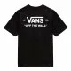 Camiseta de Manga Corta Infantil Vans Essential Negro
