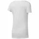 Camiseta de Manga Corta Mujer Reebok Scoop Neck Blanco