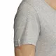 Camiseta de Manga Corta Mujer Adidas Linear Gris claro