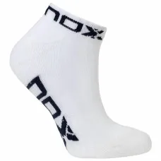 Calcetines Deportivos Nox Logo Blanco 35-39