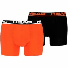 Bóxer de Hombre Head Basic Negro Naranja