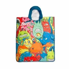 Poncho-Towel with Hood Head 467440-CRA Red