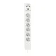 Power Socket - 6 Sockets with Switch TM Electron 230 V