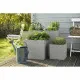 Plant pot Lechuza 40 x 40 x 40 cm Grey polypropylene Plastic