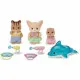 Accesorios para casa de Muñecas Sylvanian Families 5749 Nursery Friends Pool Fun trio