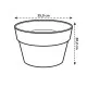 Plant pot Elho Loft Urban Blue polypropylene Circular Ø 35 cm