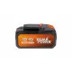 Batería de litio recargable Powerplus Dual Power Powdp9037 20 V 2,5 Ah 5 Ah Litio Ion 40 V