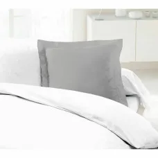 Funda de almohada Lovely Home Gris Gris claro 63 x 63 cm (2 Unidades)