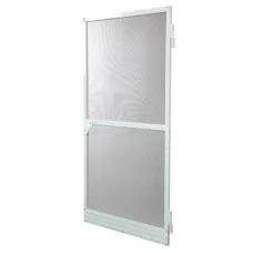 Mosquitera Puertas Fibra de Vidrio Aluminio Blanco (220 x 100 cm)