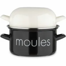 Casserole Baumalu Enamelled Steel Black Ø 20 cm