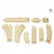 Train track Brio Intermediate Evolution Set Wood 16 Pieces