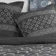 Bedding set TODAY Circles Dark grey Double bed 240 x 260 cm