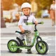 Bicicleta Infantil Skids Control Verde Acero Reposapiés