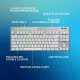 Teclado Logitech G915 X Blanco Francés AZERTY