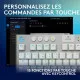 Teclado Logitech G915 X Blanco Francés AZERTY