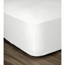 Sábana Bajera Lovely Home Blanco Cama doble 160 x 200 cm 100 % algodón
