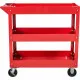 Tool cart Domac Red 3 Shelves