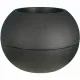 Planter Riviera D40 Ball Black Granite Ø 40 cm