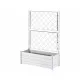 Macetero Stefanplast 100 x 43 x 142 cm Rectangular Blanco