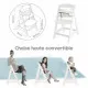 Highchair ROBA White Grey