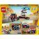 Juego de Construcción Lego 31146 Creator Platform Truck with Helicopter Multicolor