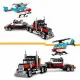 Juego de Construcción Lego 31146 Creator Platform Truck with Helicopter Multicolor