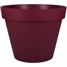 Plant pot Ecolux Dark Red Ø 60 cm Plastic Circular Modern