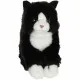 Peluche Gipsy Gato Negro/Blanco
